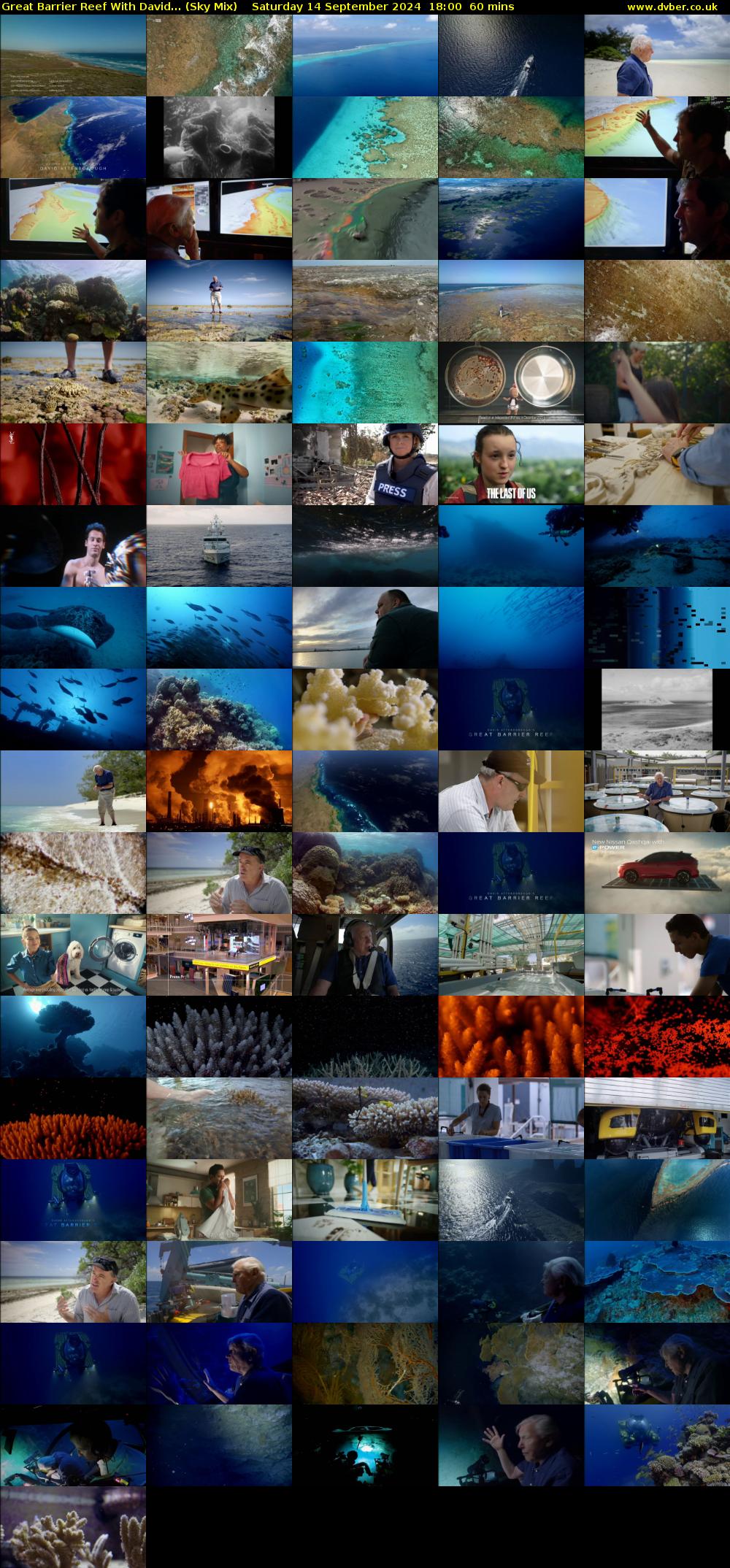 Great Barrier Reef With David... (Sky Mix) Saturday 14 September 2024 18:00 - 19:00