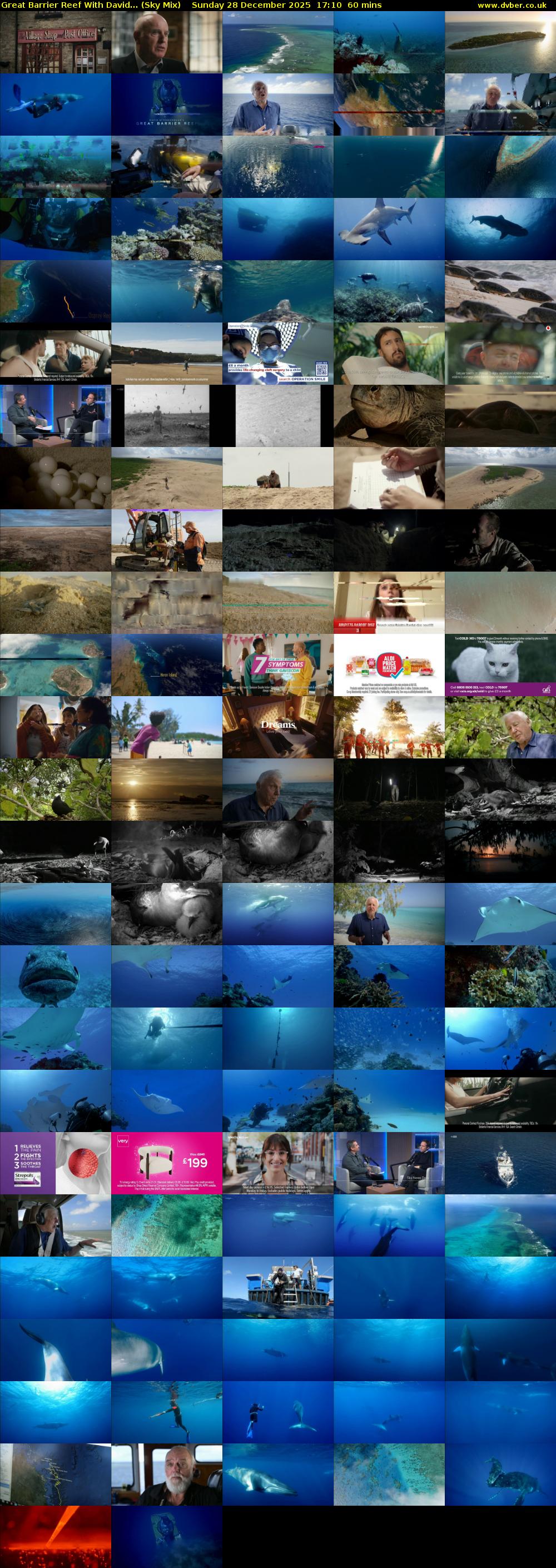 Great Barrier Reef With David... (Sky Mix) Sunday 28 December 2025 17:10 - 18:10
