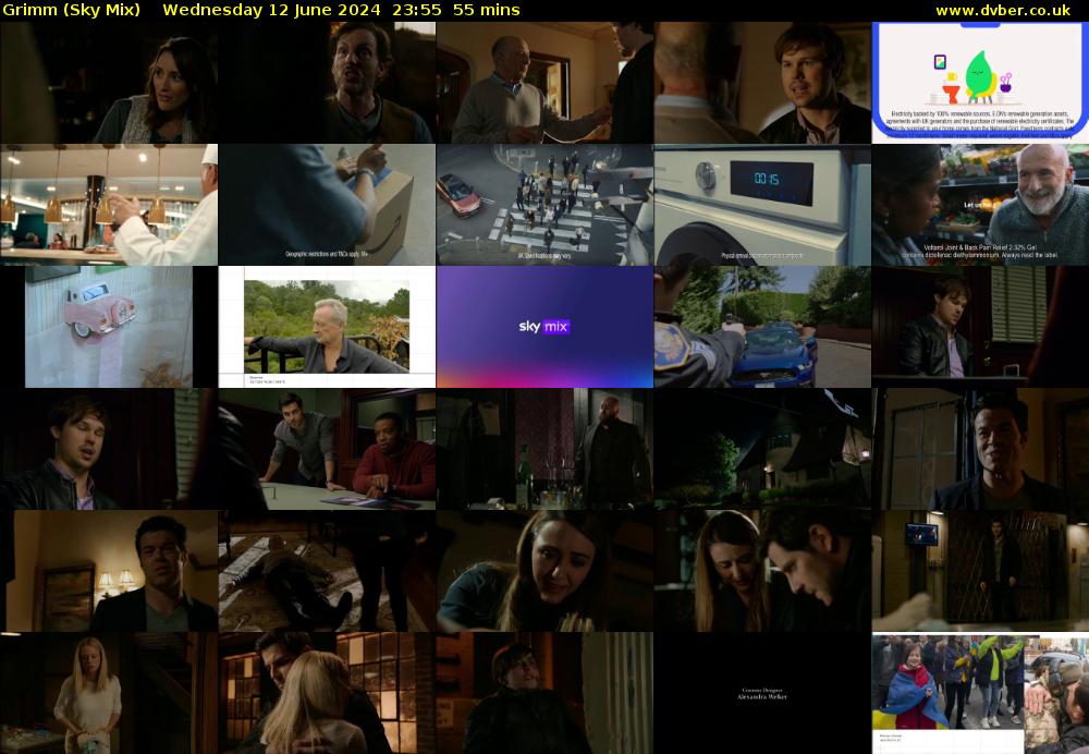 Grimm (Sky Mix) Wednesday 12 June 2024 23:55 - 00:50