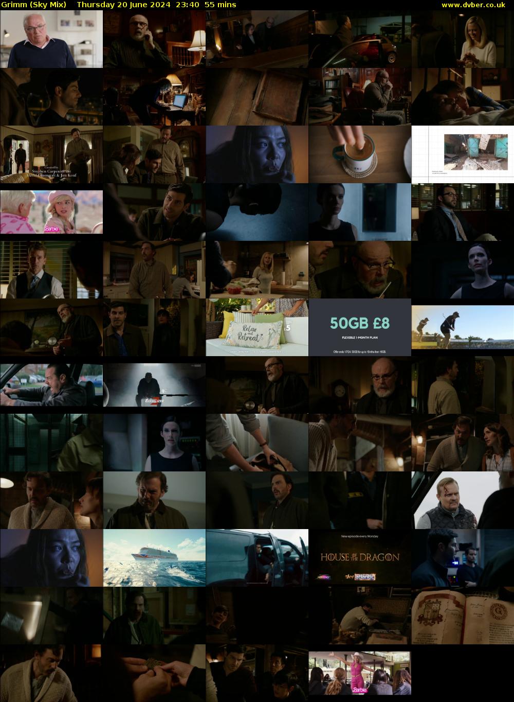 Grimm (Sky Mix) Thursday 20 June 2024 23:40 - 00:35