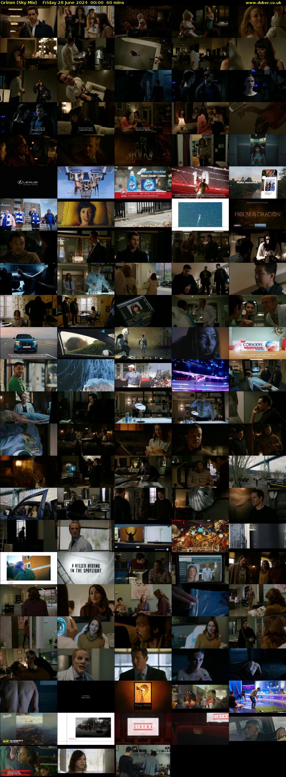 Grimm (Sky Mix) Friday 28 June 2024 00:00 - 01:00