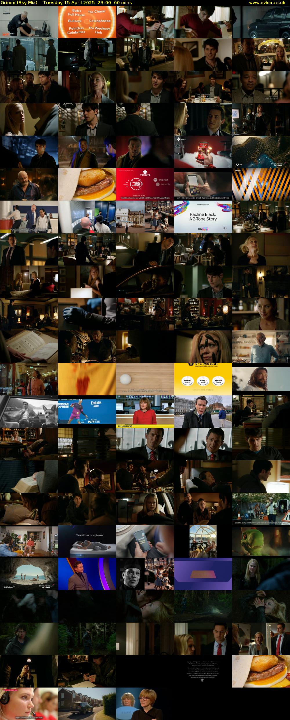 Grimm (Sky Mix) Tuesday 15 April 2025 23:00 - 00:00