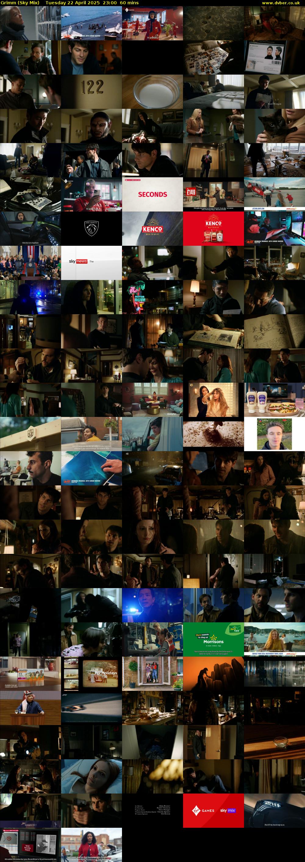 Grimm (Sky Mix) Tuesday 22 April 2025 23:00 - 00:00