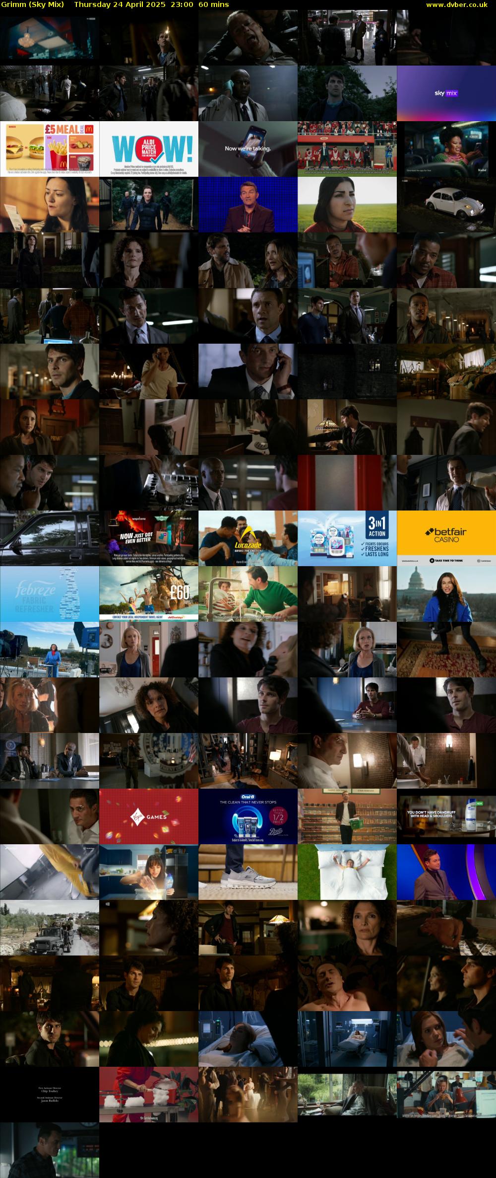 Grimm (Sky Mix) Thursday 24 April 2025 23:00 - 00:00