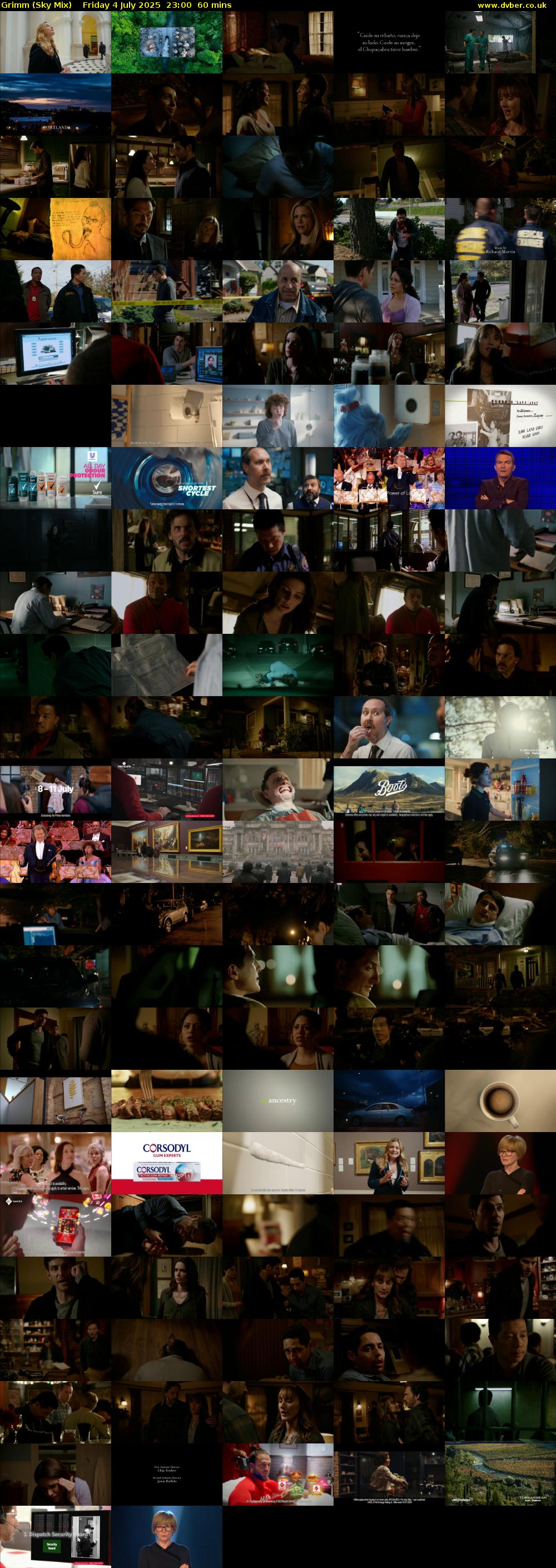 Grimm (Sky Mix) Friday 4 July 2025 23:00 - 00:00