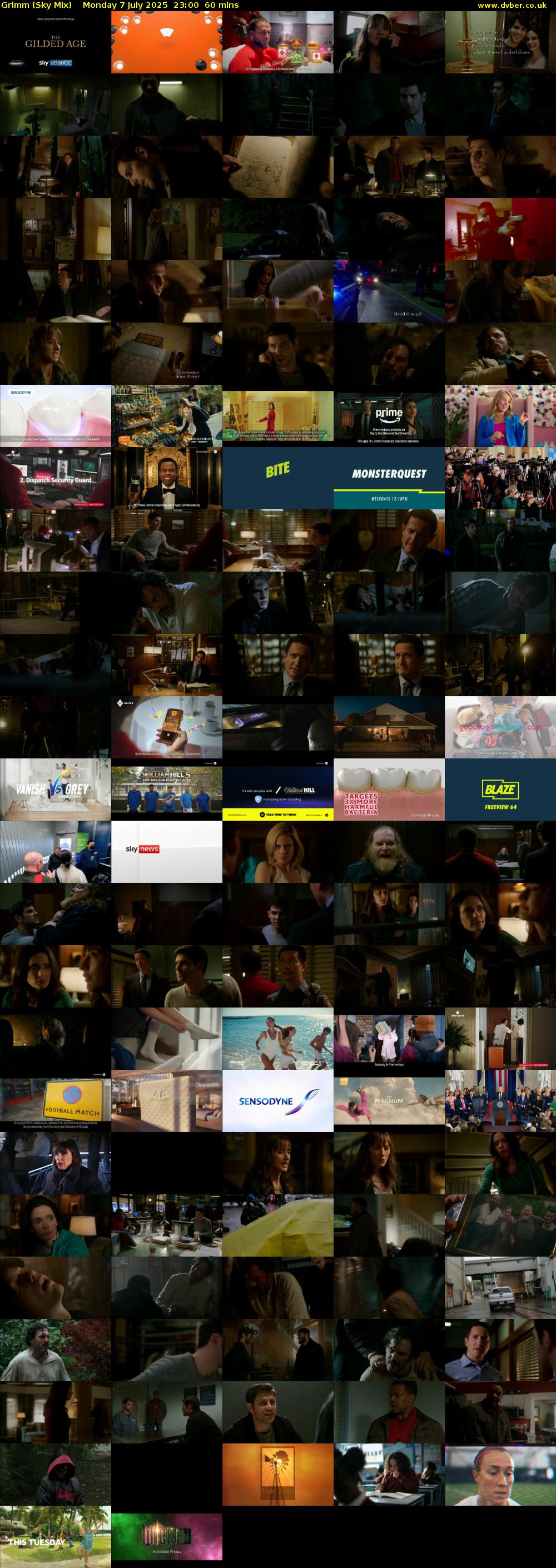 Grimm (Sky Mix) Monday 7 July 2025 23:00 - 00:00