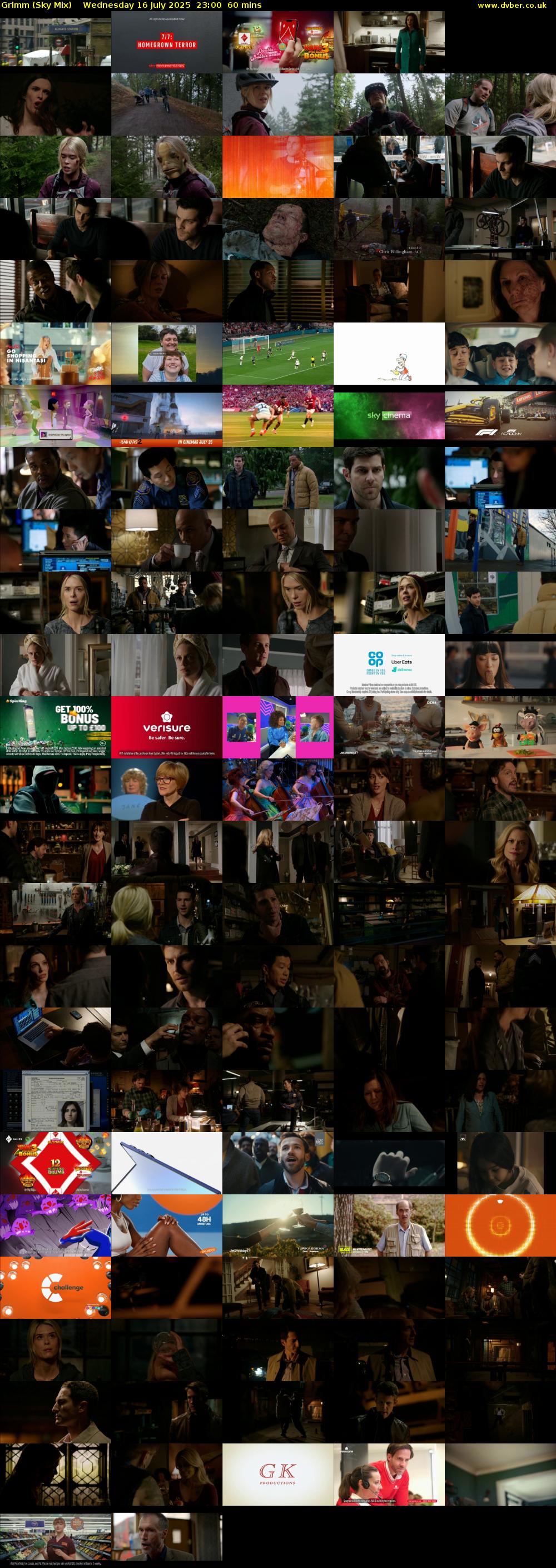 Grimm (Sky Mix) Wednesday 16 July 2025 23:00 - 00:00