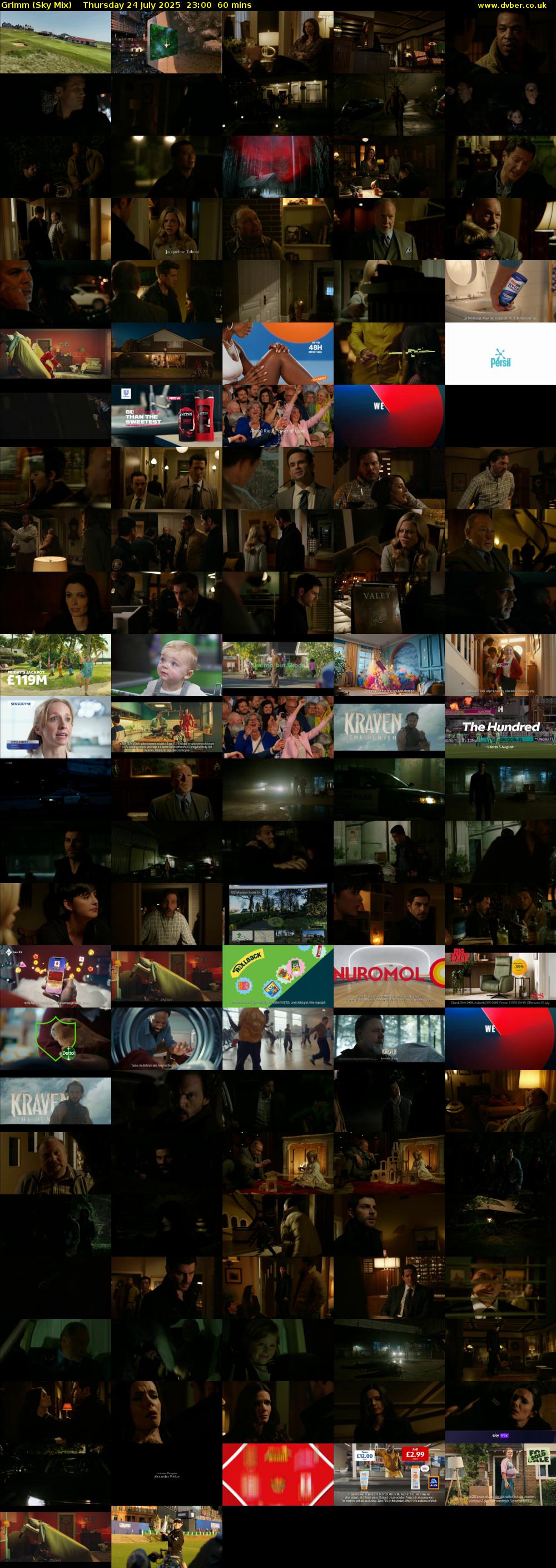 Grimm (Sky Mix) Thursday 24 July 2025 23:00 - 00:00