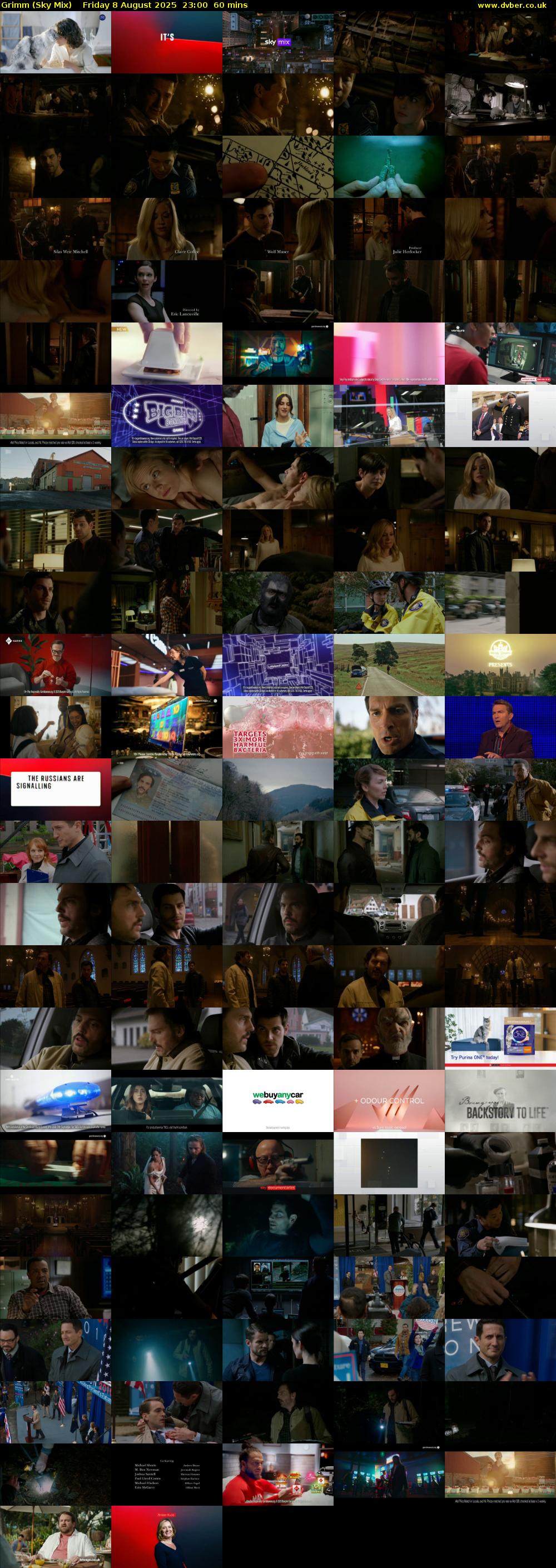 Grimm (Sky Mix) Friday 8 August 2025 23:00 - 00:00