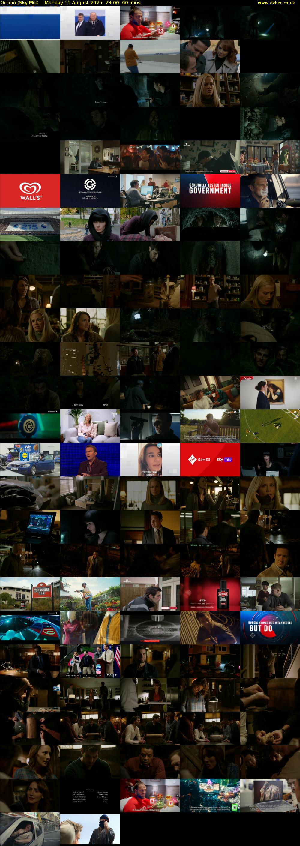 Grimm (Sky Mix) Monday 11 August 2025 23:00 - 00:00