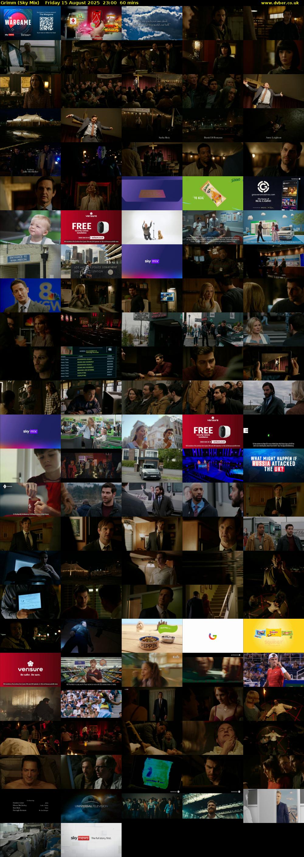 Grimm (Sky Mix) Friday 15 August 2025 23:00 - 00:00