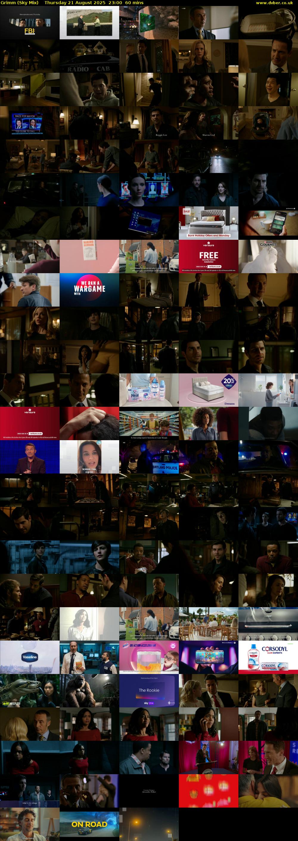 Grimm (Sky Mix) Thursday 21 August 2025 23:00 - 00:00