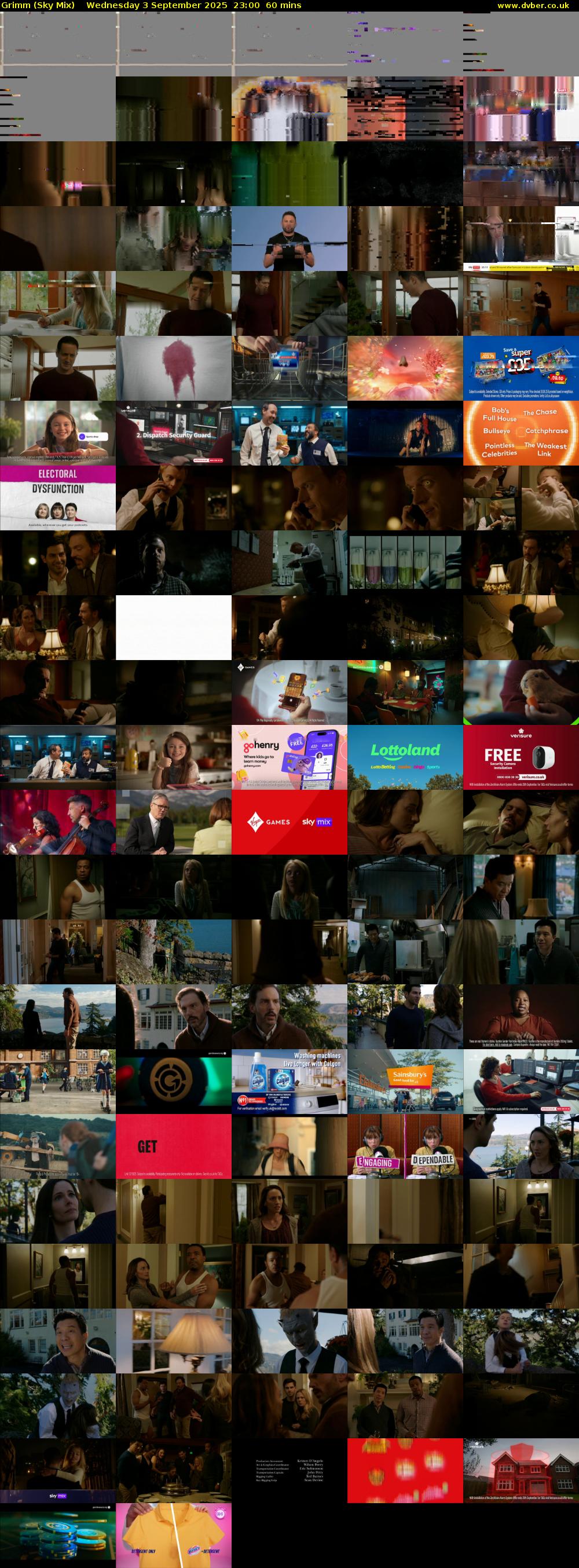 Grimm (Sky Mix) Wednesday 3 September 2025 23:00 - 00:00