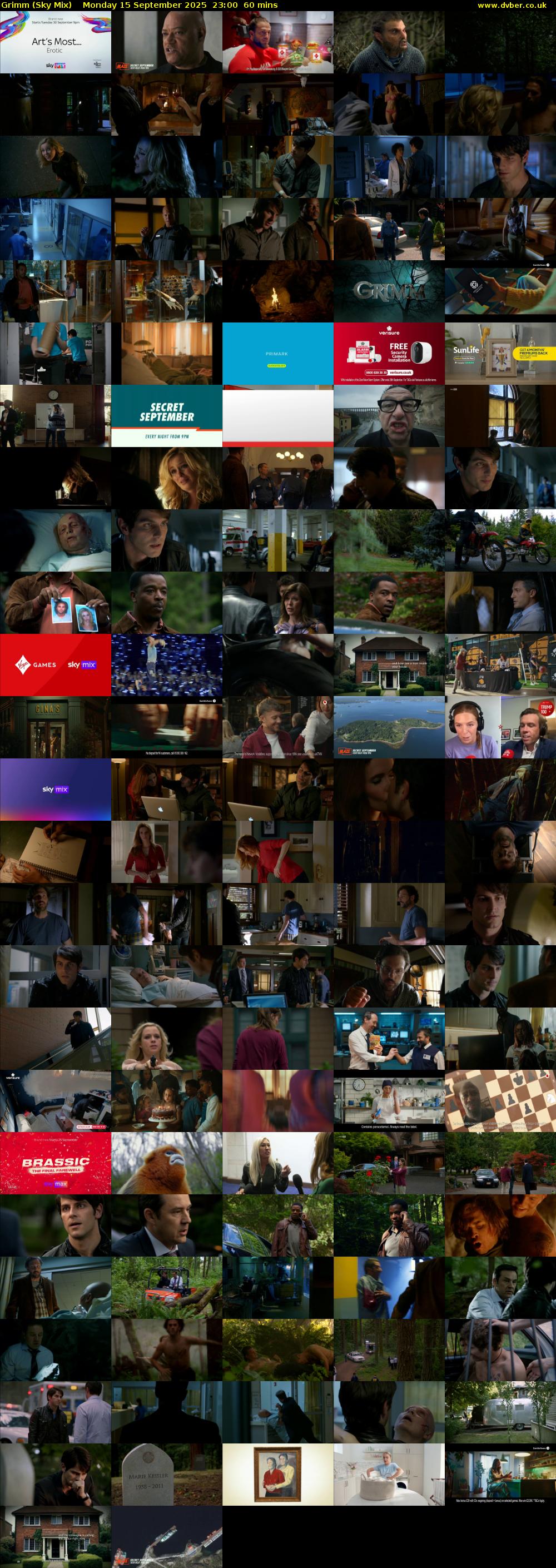 Grimm (Sky Mix) Monday 15 September 2025 23:00 - 00:00