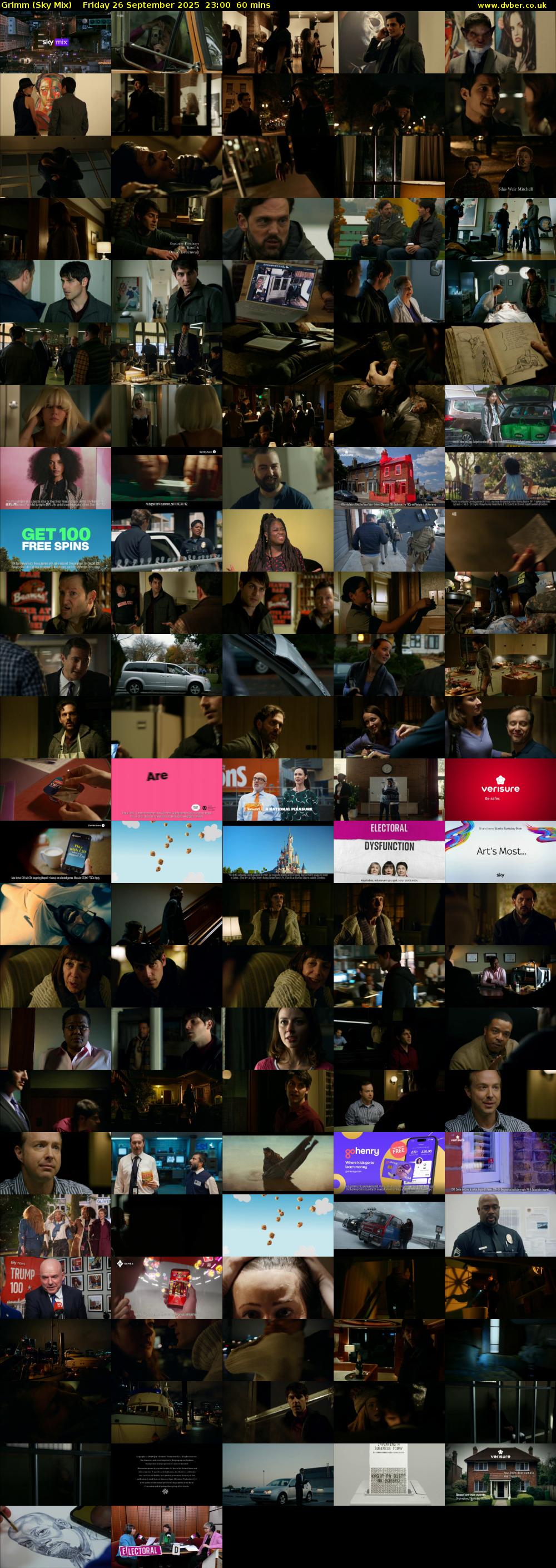 Grimm (Sky Mix) Friday 26 September 2025 23:00 - 00:00