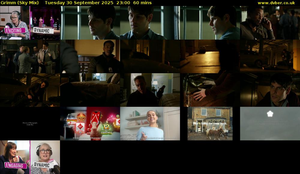 Grimm (Sky Mix) Tuesday 30 September 2025 23:00 - 00:00
