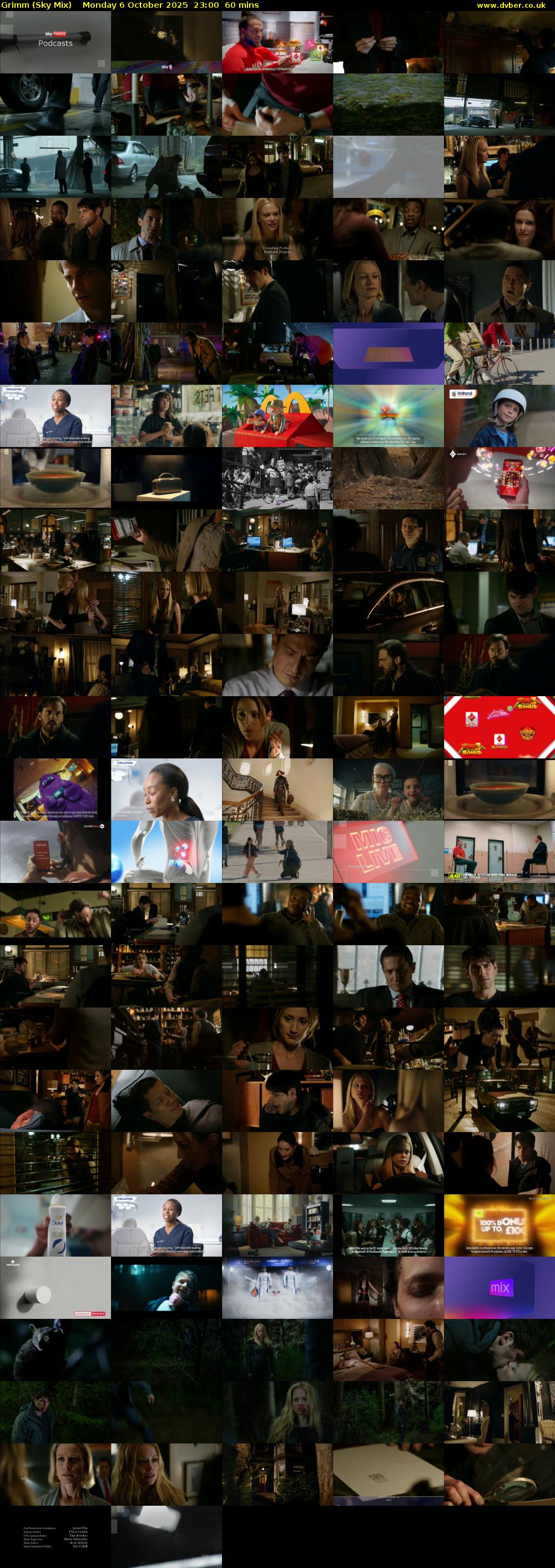 Grimm (Sky Mix) Monday 6 October 2025 23:00 - 00:00