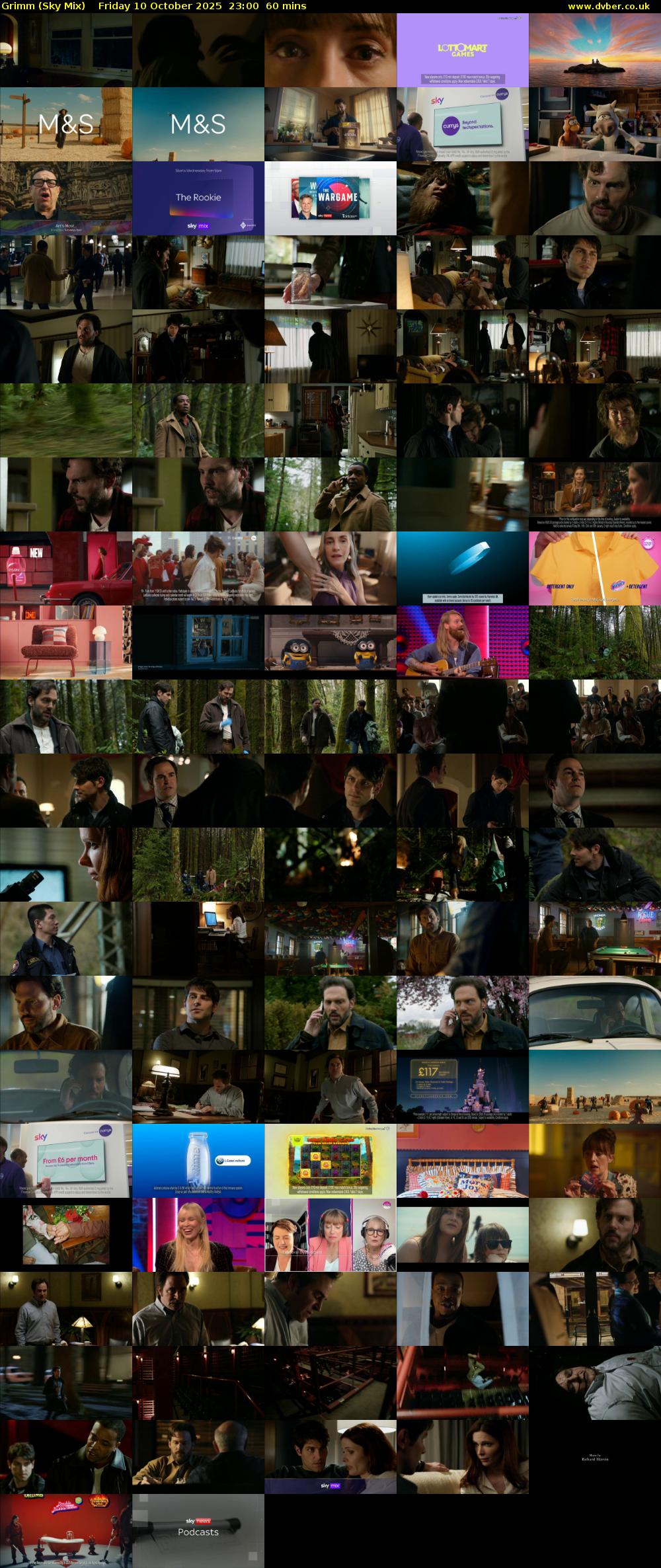 Grimm (Sky Mix) Friday 10 October 2025 23:00 - 00:00