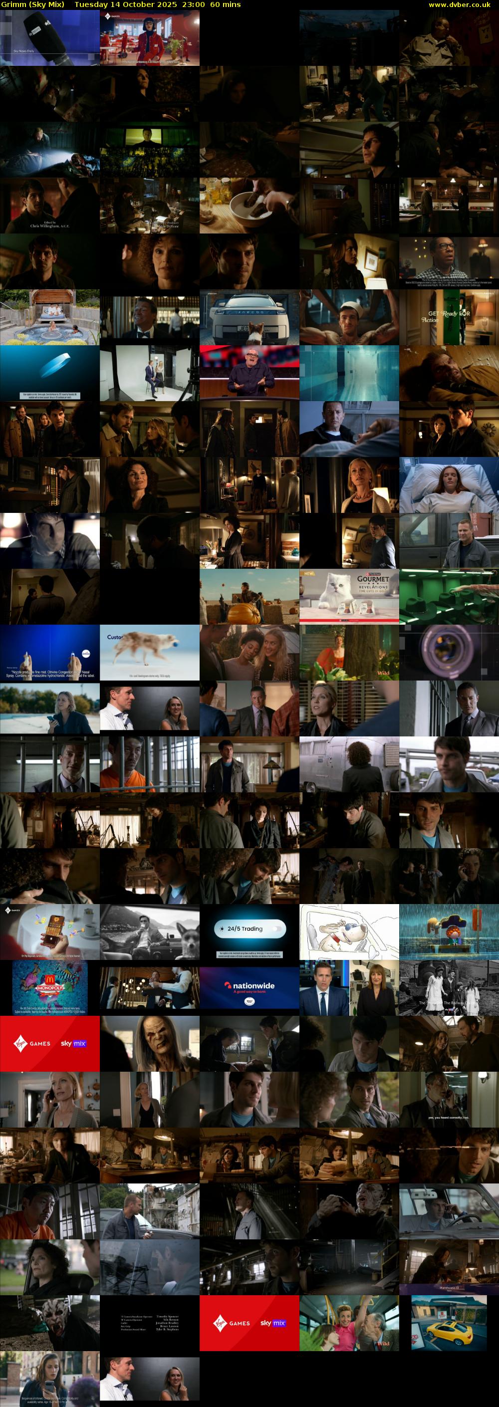 Grimm (Sky Mix) Tuesday 14 October 2025 23:00 - 00:00