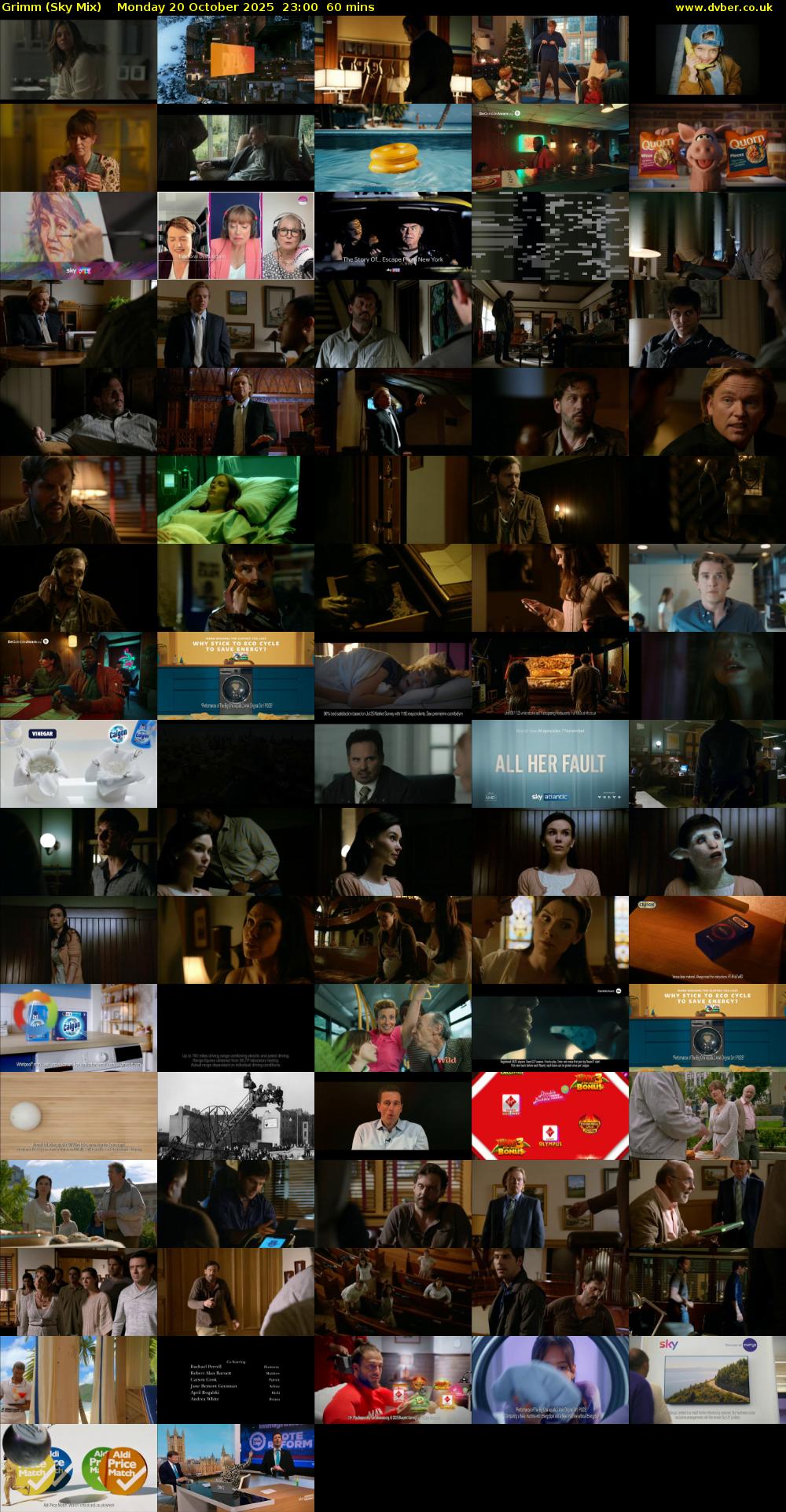 Grimm (Sky Mix) Monday 20 October 2025 23:00 - 00:00