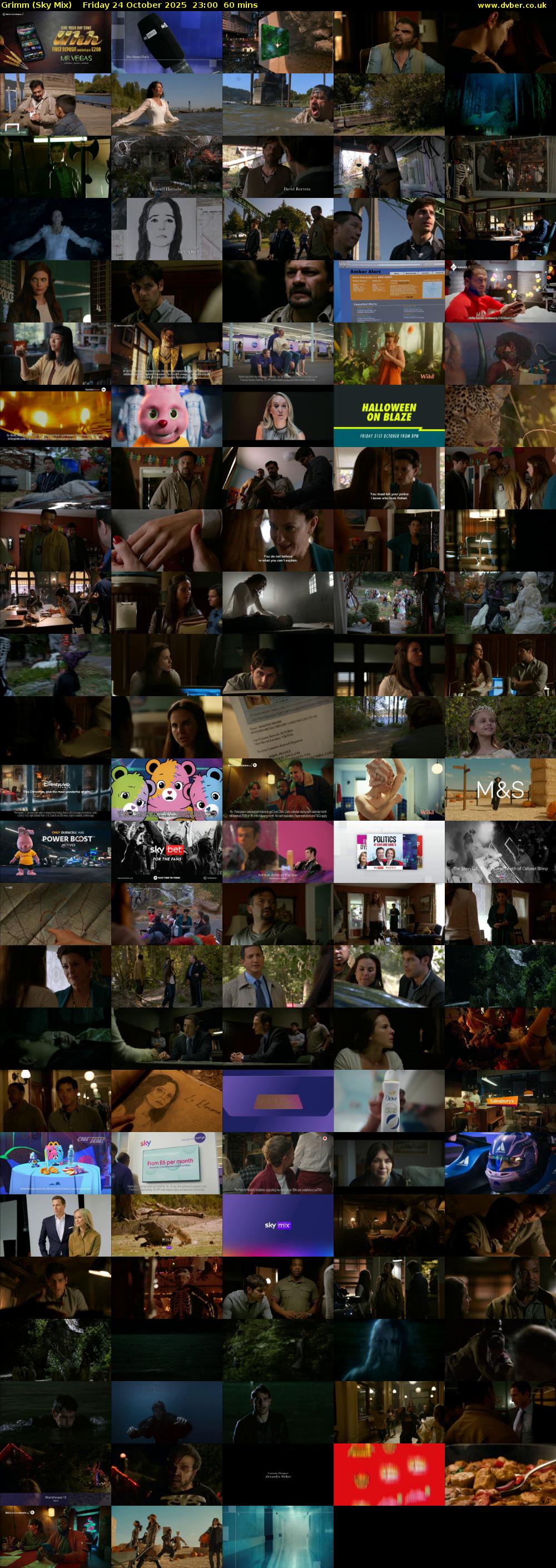 Grimm (Sky Mix) Friday 24 October 2025 23:00 - 00:00