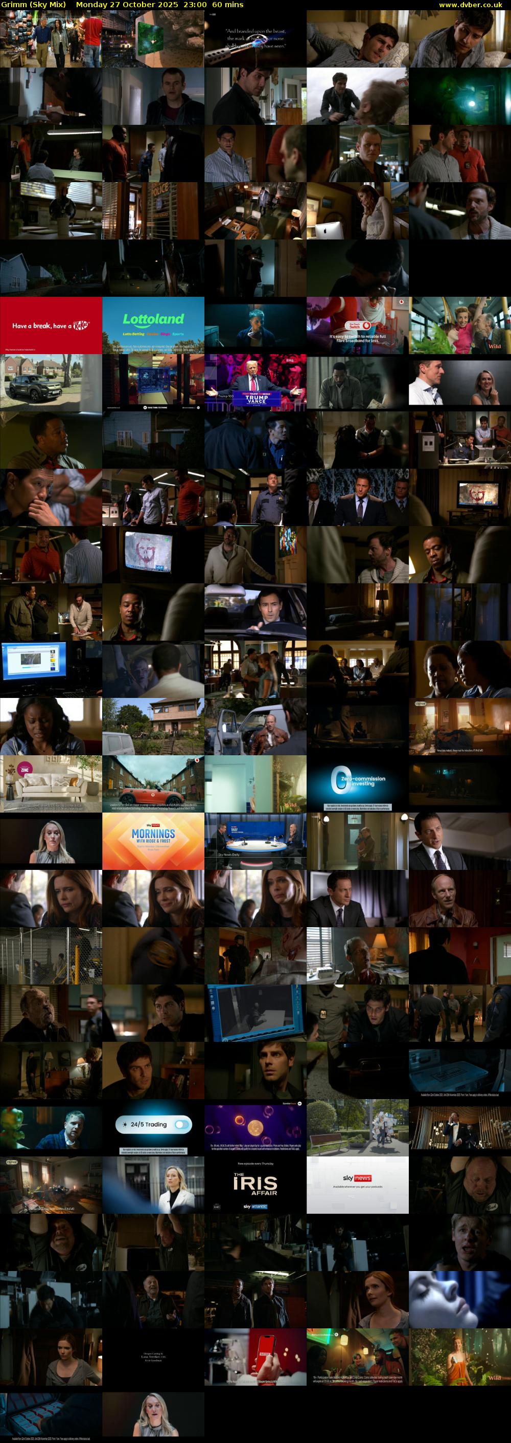 Grimm (Sky Mix) Monday 27 October 2025 23:00 - 00:00