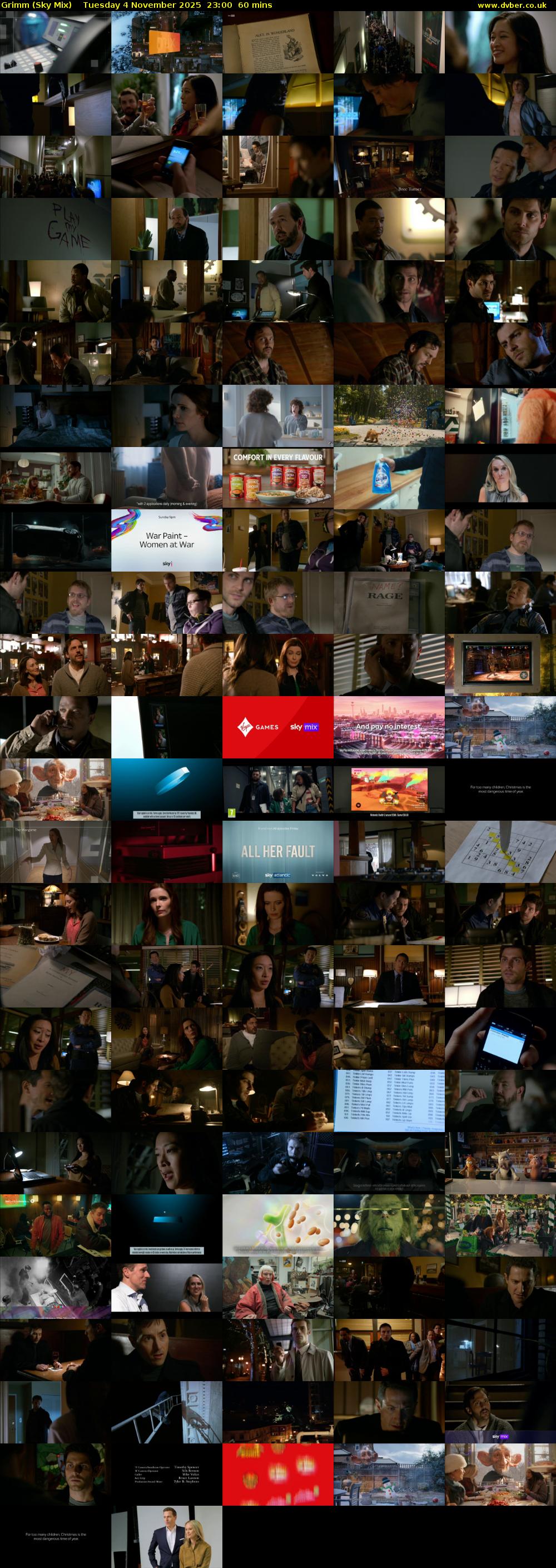 Grimm (Sky Mix) Tuesday 4 November 2025 23:00 - 00:00