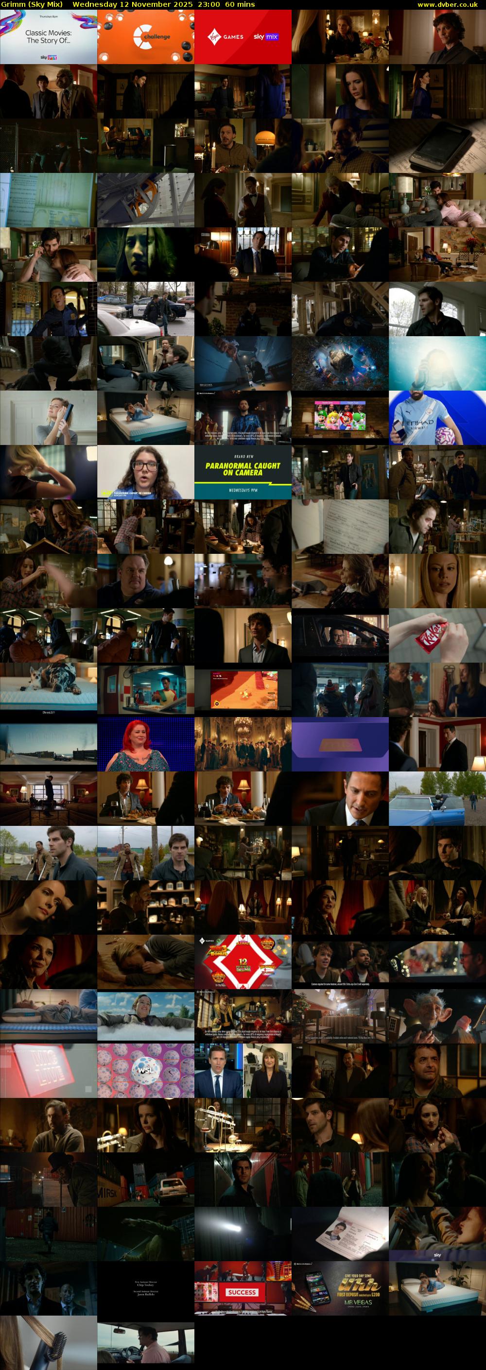 Grimm (Sky Mix) Wednesday 12 November 2025 23:00 - 00:00