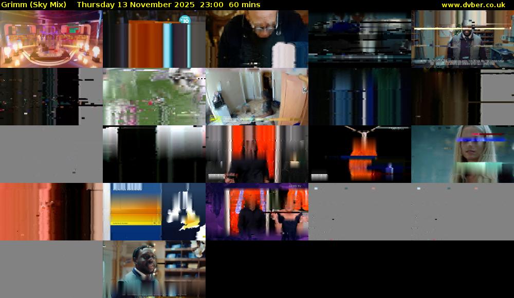 Grimm (Sky Mix) Thursday 13 November 2025 23:00 - 00:00