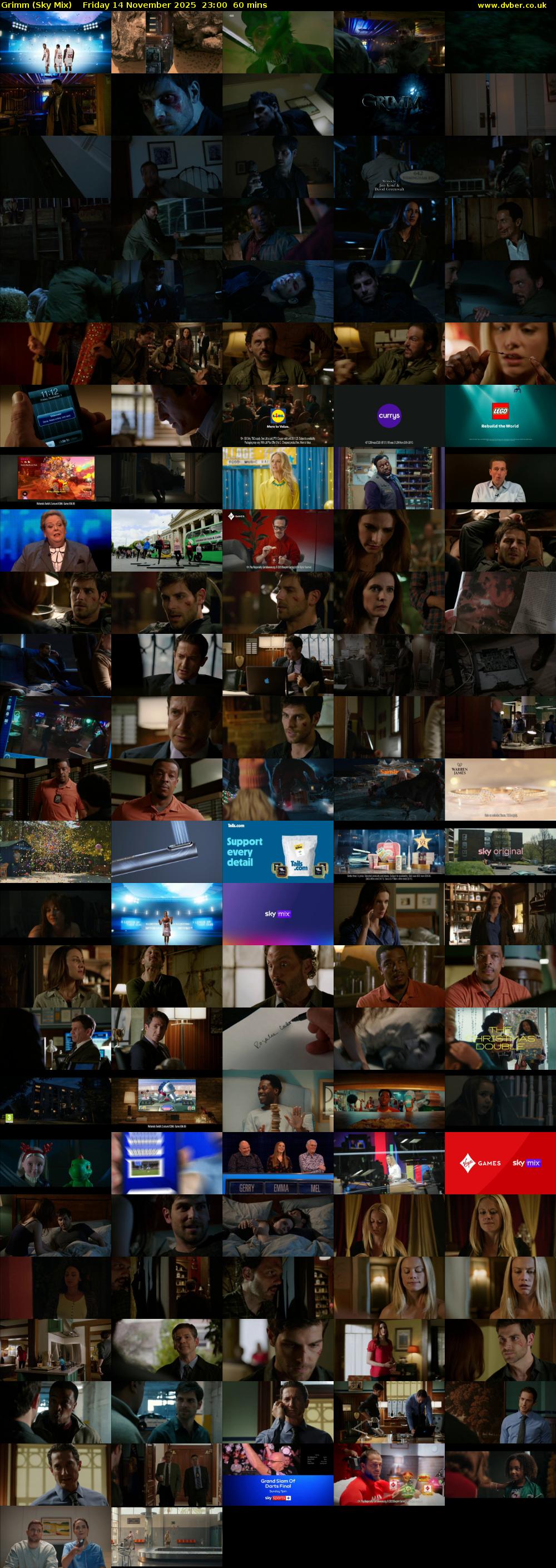 Grimm (Sky Mix) Friday 14 November 2025 23:00 - 00:00