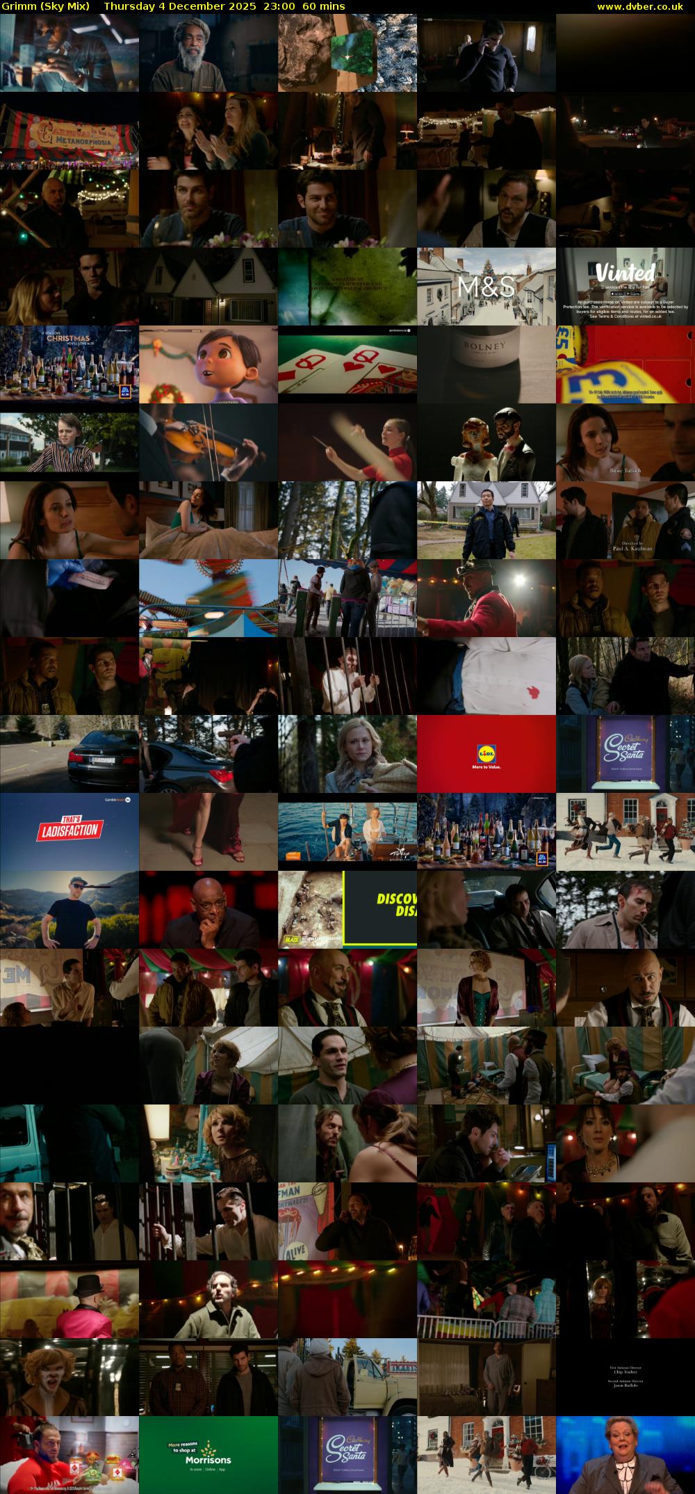 Grimm (Sky Mix) Thursday 4 December 2025 23:00 - 00:00