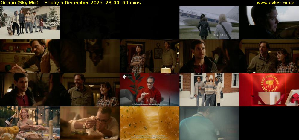 Grimm (Sky Mix) Friday 5 December 2025 23:00 - 00:00