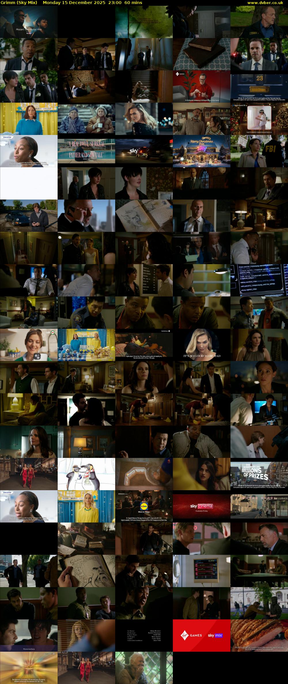 Grimm (Sky Mix) Monday 15 December 2025 23:00 - 00:00