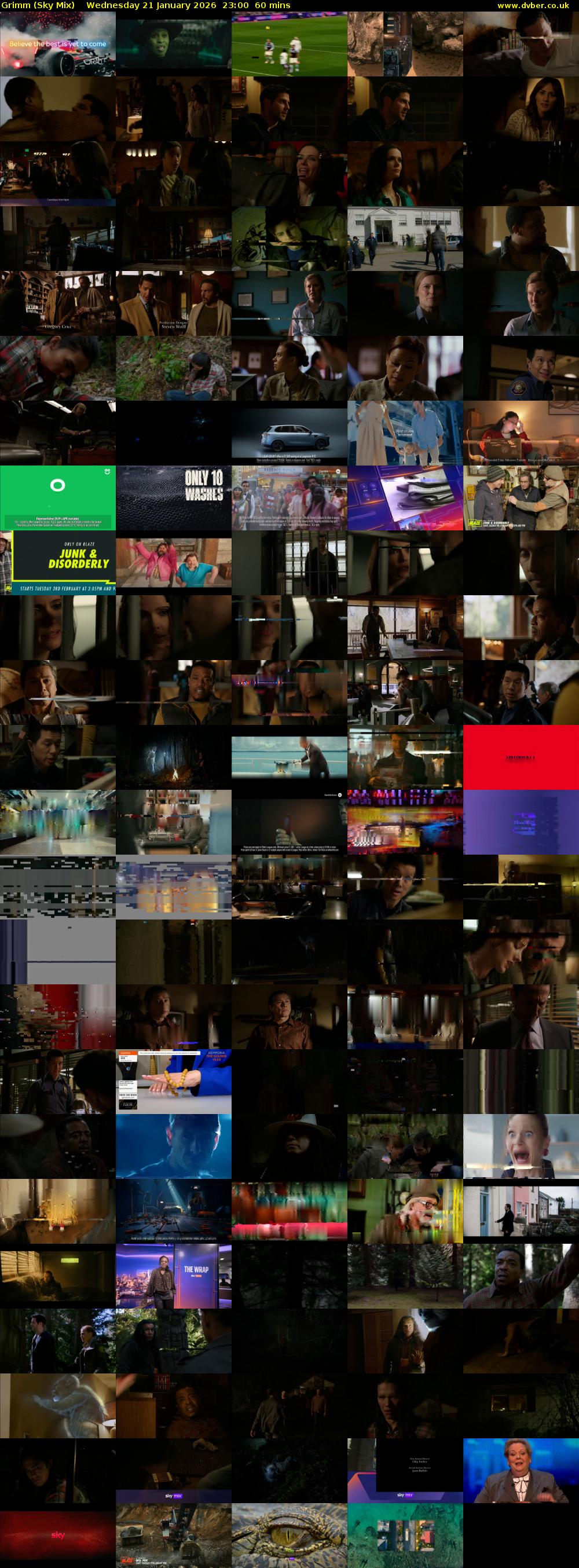 Grimm (Sky Mix) Wednesday 21 January 2026 23:00 - 00:00