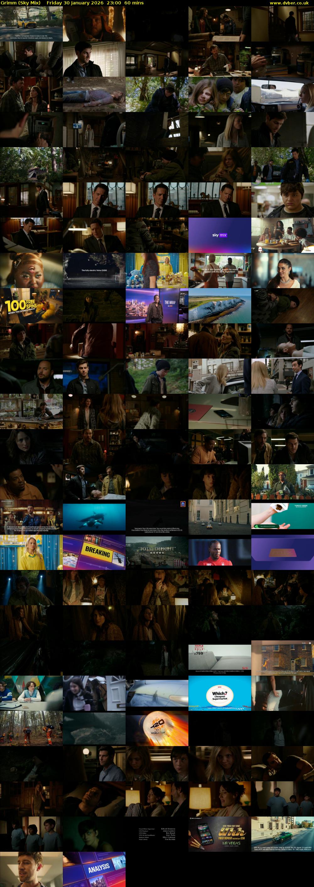 Grimm (Sky Mix) Friday 30 January 2026 23:00 - 00:00