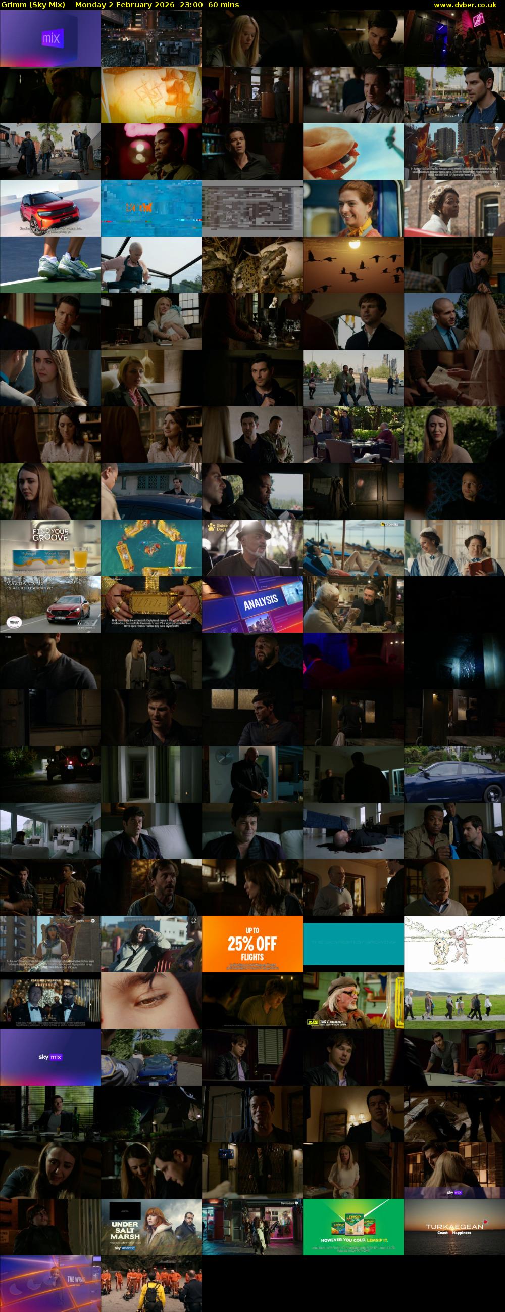 Grimm (Sky Mix) Monday 2 February 2026 23:00 - 00:00