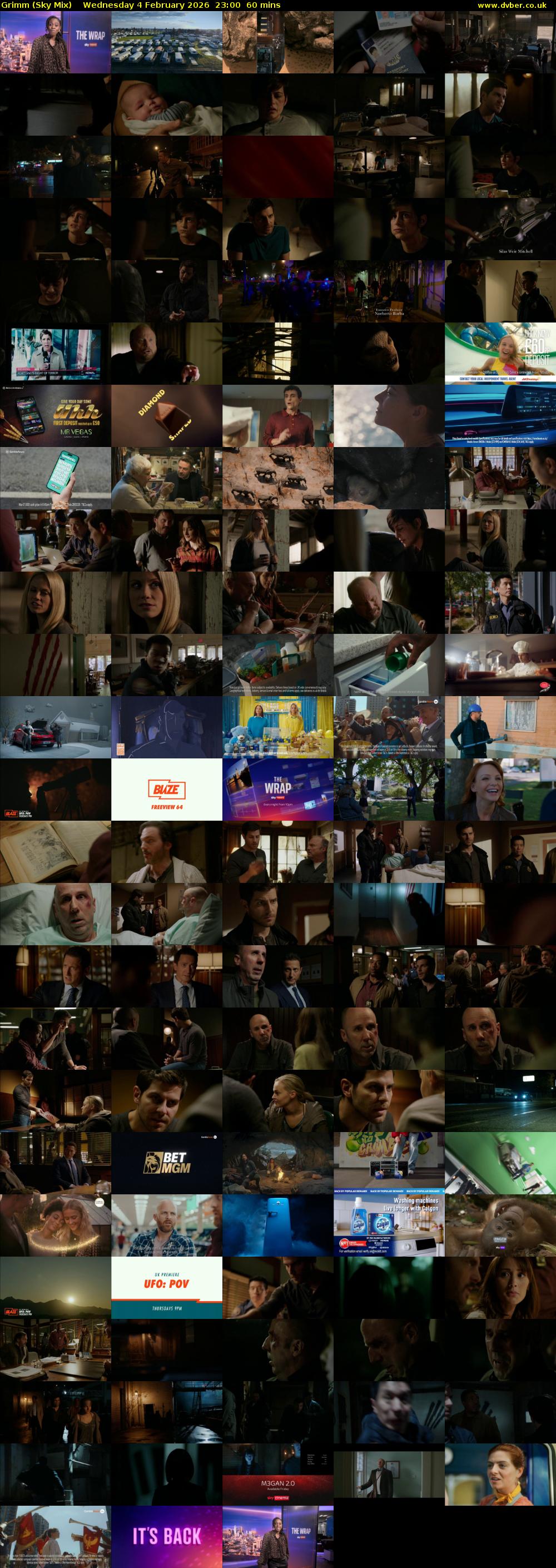 Grimm (Sky Mix) Wednesday 4 February 2026 23:00 - 00:00