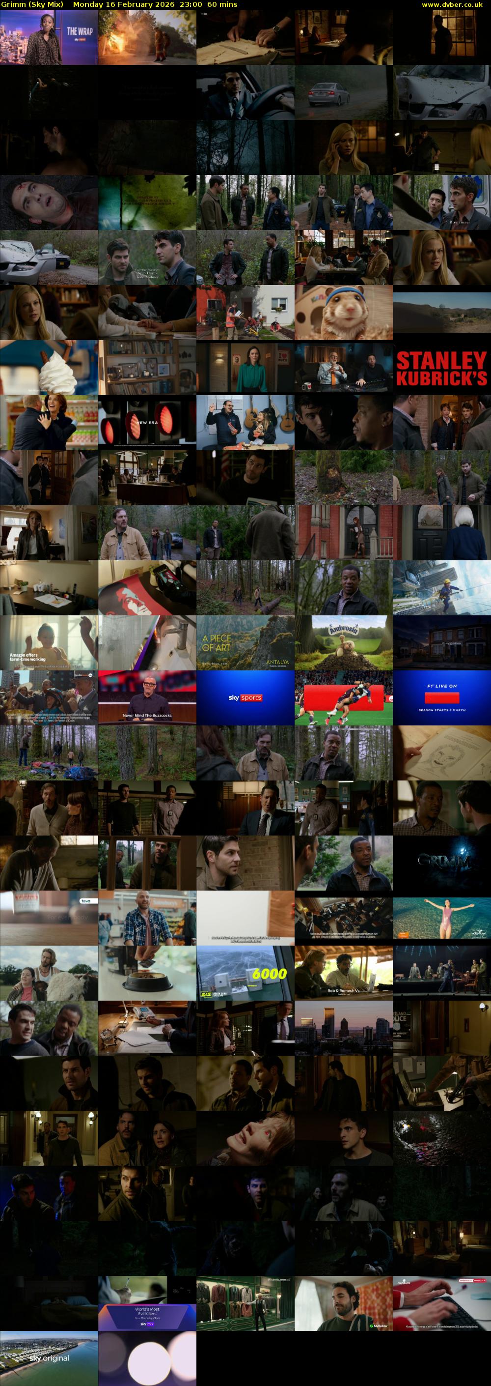 Grimm (Sky Mix) Monday 16 February 2026 23:00 - 00:00