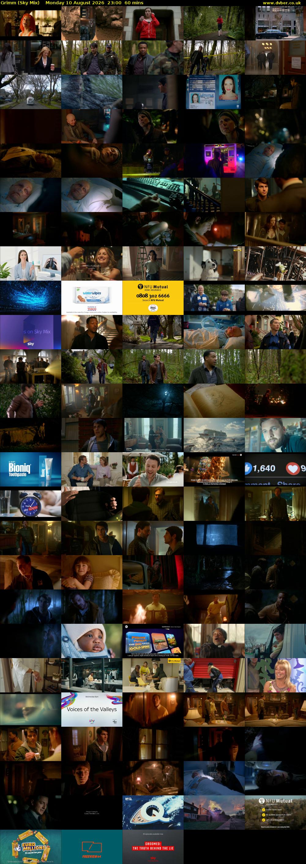 Grimm (Sky Mix) Monday 10 August 2026 23:00 - 00:00