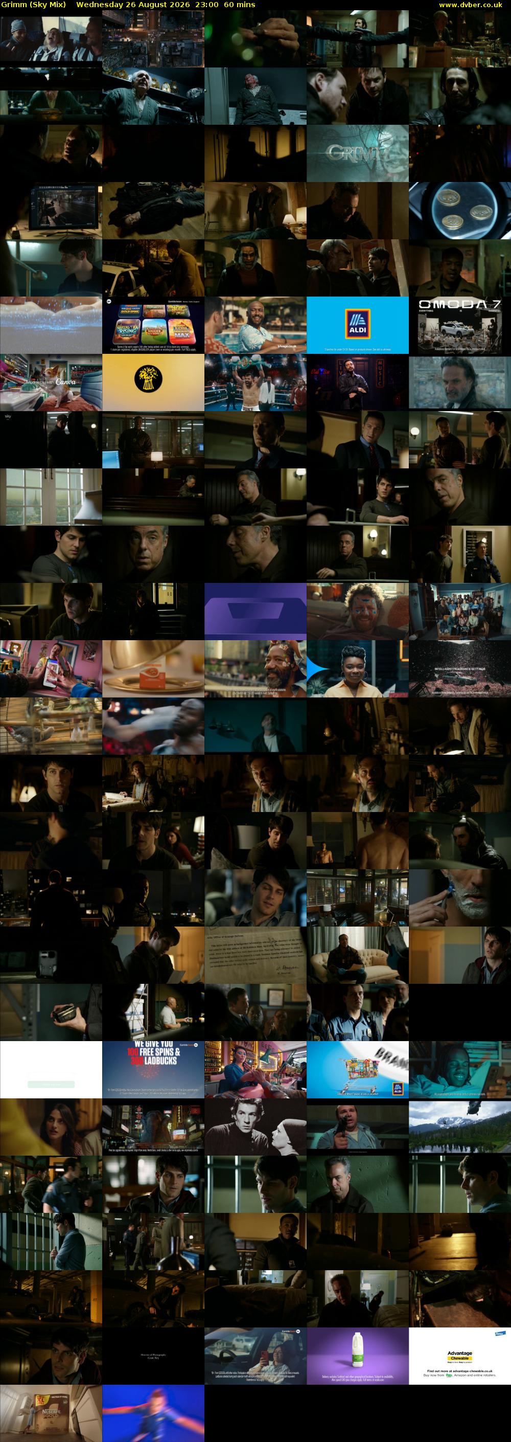 Grimm (Sky Mix) Wednesday 26 August 2026 23:00 - 00:00
