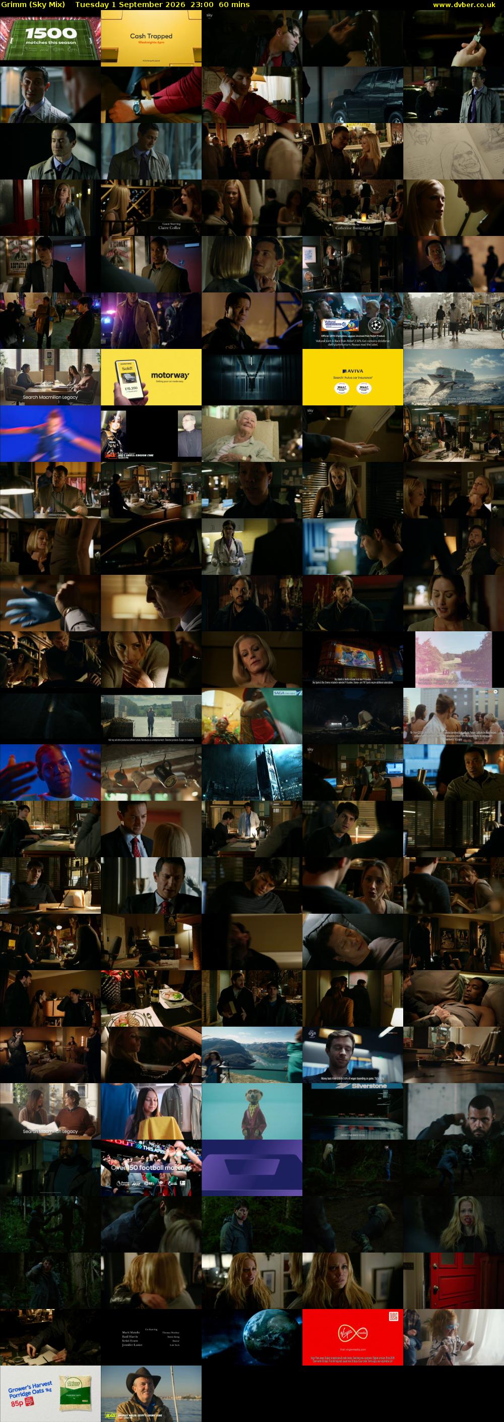 Grimm (Sky Mix) Tuesday 1 September 2026 23:00 - 00:00