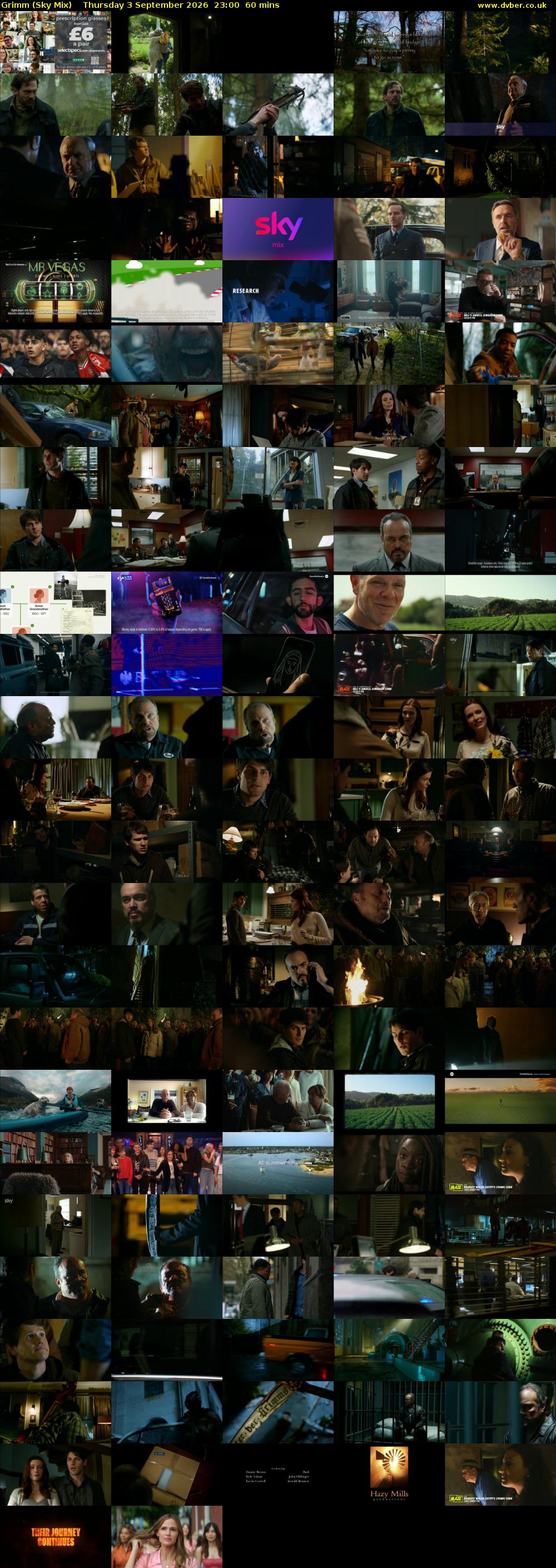Grimm (Sky Mix) Thursday 3 September 2026 23:00 - 00:00