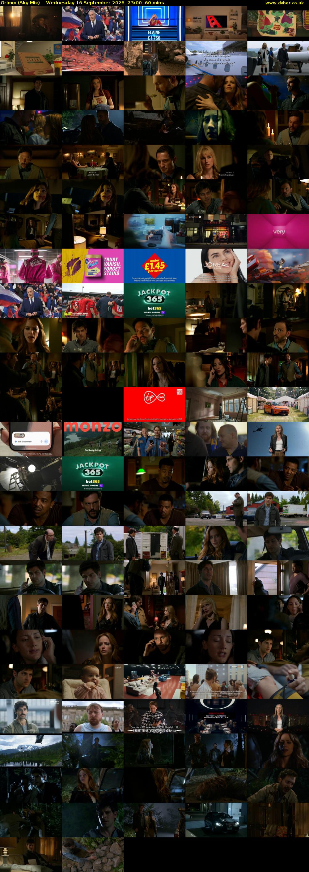 Grimm (Sky Mix) Wednesday 16 September 2026 23:00 - 00:00