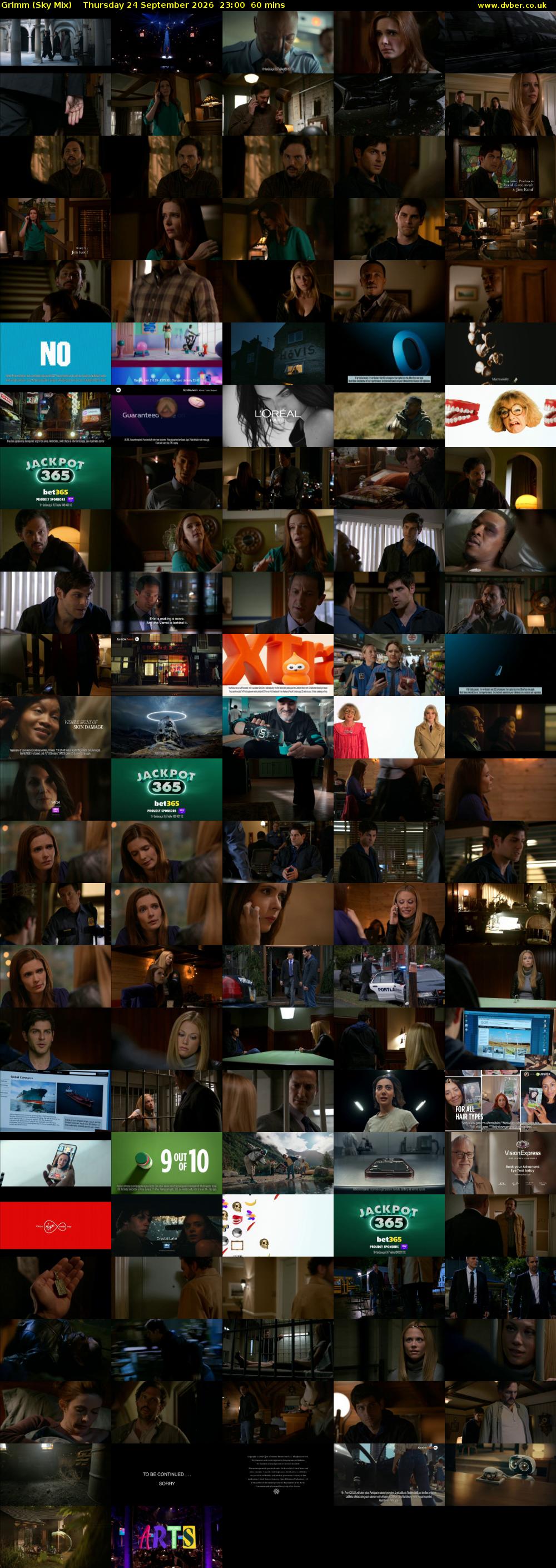 Grimm (Sky Mix) Thursday 24 September 2026 23:00 - 00:00