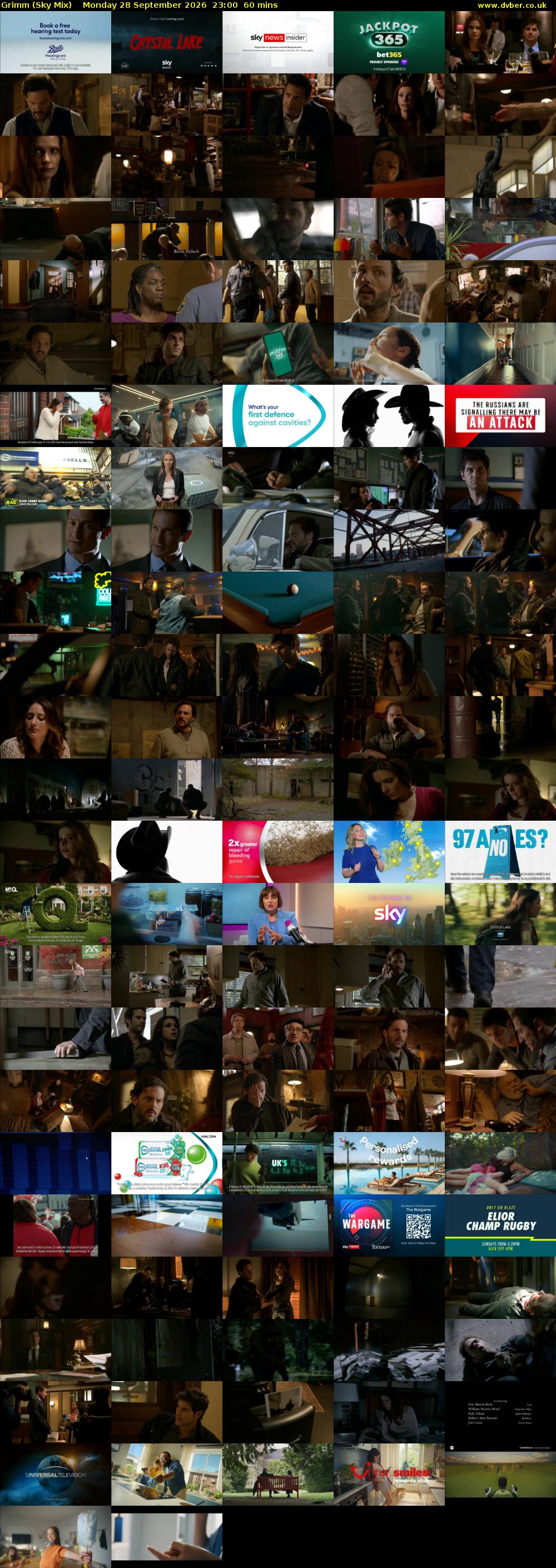 Grimm (Sky Mix) Monday 28 September 2026 23:00 - 00:00