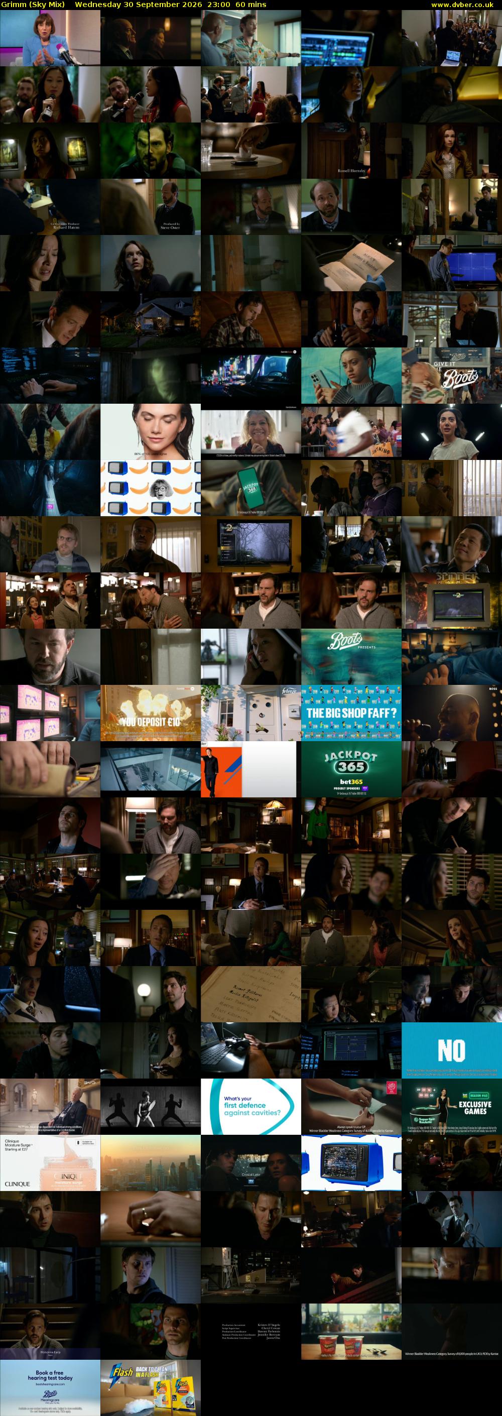 Grimm (Sky Mix) Wednesday 30 September 2026 23:00 - 00:00