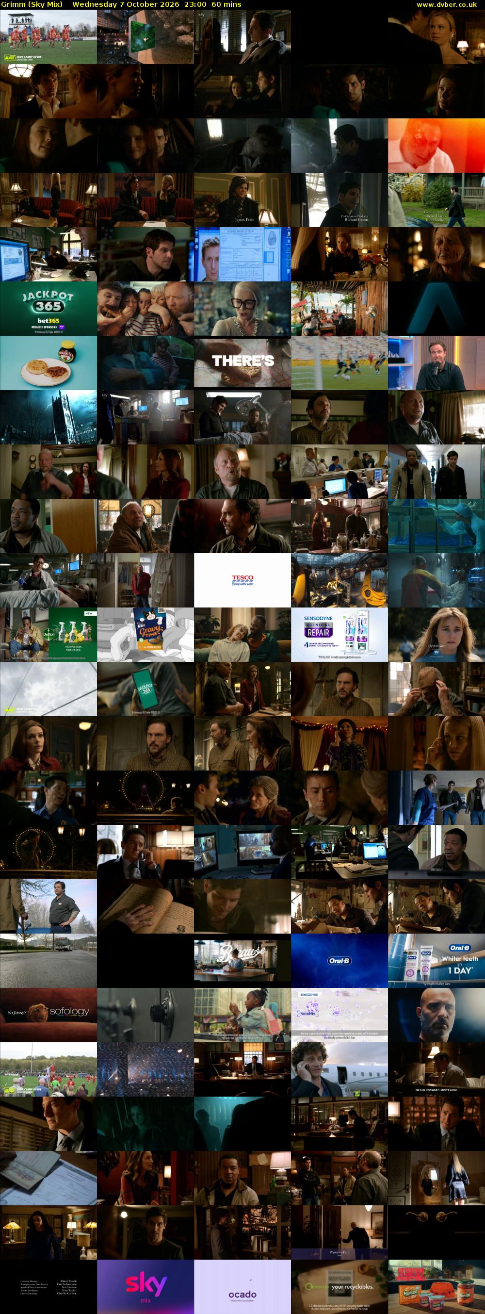 Grimm (Sky Mix) Wednesday 7 October 2026 23:00 - 00:00