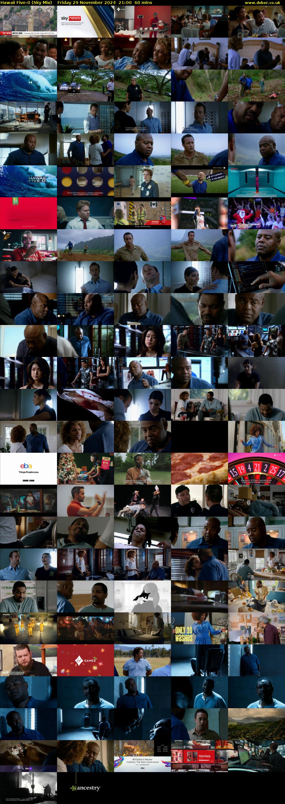 Hawaii Five-0 (Sky Mix) Friday 29 November 2024 21:00 - 22:00
