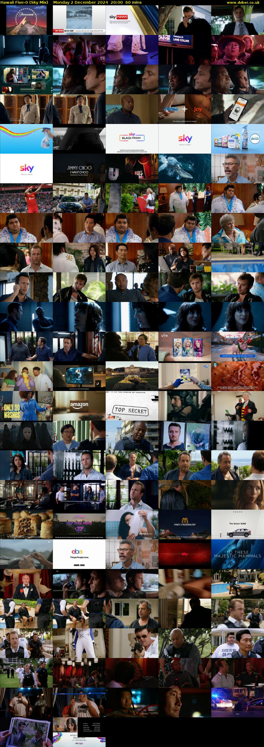 Hawaii Five-0 (Sky Mix) Monday 2 December 2024 20:00 - 21:00