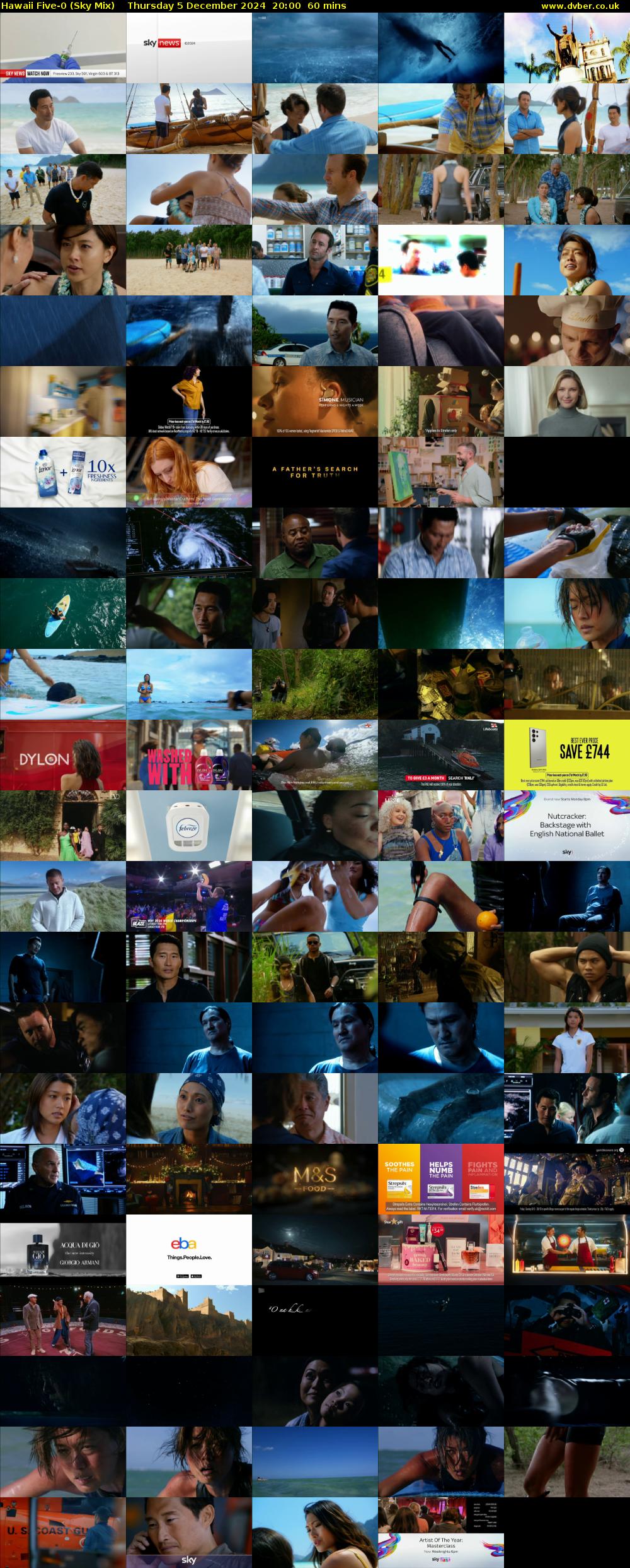 Hawaii Five-0 (Sky Mix) Thursday 5 December 2024 20:00 - 21:00